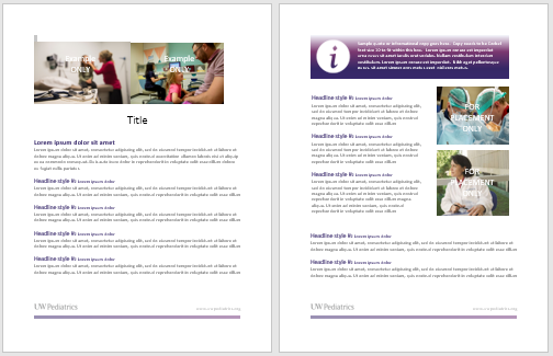 Pediatrics Branded Factsheet