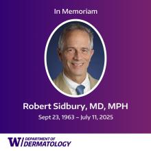 In Memoriam: Rob Sidbury, MD, MPH